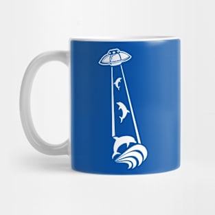 UFO Dolphin Abduction Mug